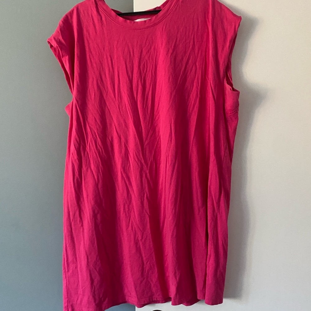 Sleeveless Pink Top